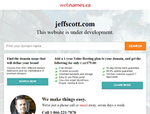 Tablet Screenshot of jeffscott.com
